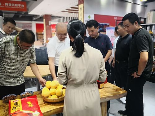 调研组了解炎陵县农特产品销售情况.